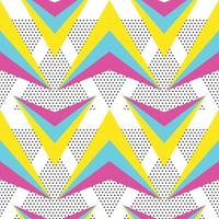 Abstract seamless geometric shapes pattern vector