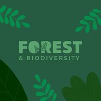 diseño para celebrar el día internacional de los bosques, 21 de marzo vector