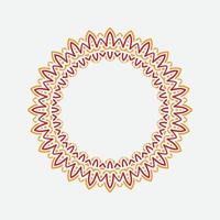 round or circular decorative pattern for design framework and banner. circle frame. classic frame. retro or vintage frame vector