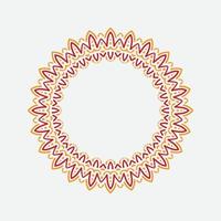 round or circular decorative pattern for design framework and banner. circle frame. classic frame. retro or vintage frame vector