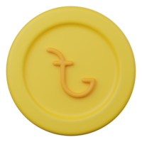 taka coin 3d icon png