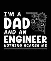 Aerospace Engineer Typographic Lettering Quotes Design, Engineers Gift T-shirt Design vector