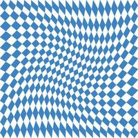 Oktoberfest background frame with bavarian white blue paper, banner. October fest background, text place, copy space. Bavaria State flag fabric table cloth. Oktoberfest cloth paper runner vector