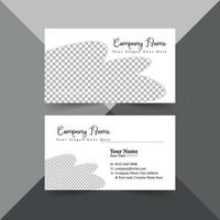 Business Card Layout vector