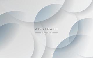 modern dynamic white gray circle shape shadow and light dimension background. eps10 vector