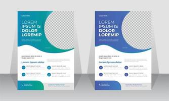 Modern medical healthcare flyer or poster template with a4 size health doctor leaflet design. vector