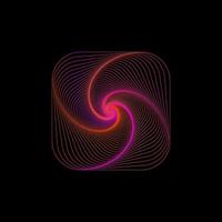 Abstract geometric colorful gradient symbolic icon pattern vector