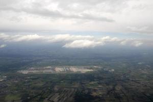 vista aérea del aeropuerto de munche alemania foto