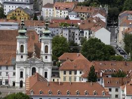 Graz austria roofs details tiles photo