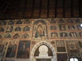 PADOVA, ITALY - APRIL 23 2022 - padova palazzo della ragione old medieval law court justice hall open to public after covid 19 pandemic photo