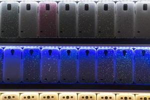 glowing cellular phone covers photo