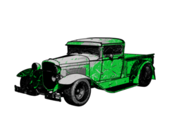 Classic style vintage car png