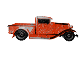 voiture classique de style grunge png