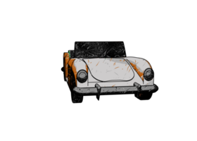 voiture classique de style ancien png