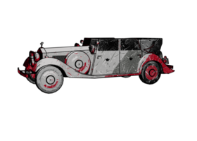 Classic style vintage car png