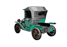 carro clássico de estilo antigo png