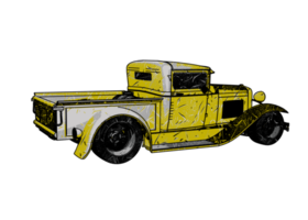 Old style classic car png