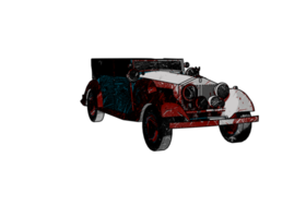 Classic style vintage car png