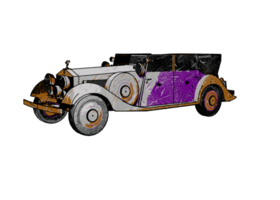 Classic style vintage car png