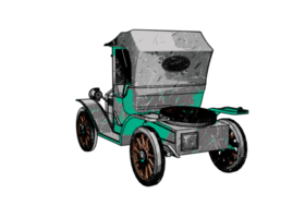 Old style classic car png