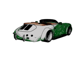 voiture classique de style grunge png