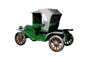 Classic style vintage car png