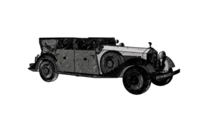 Old style classic car png