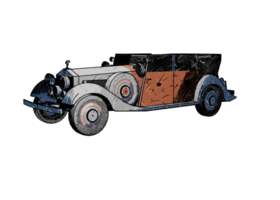 Classic style vintage car png