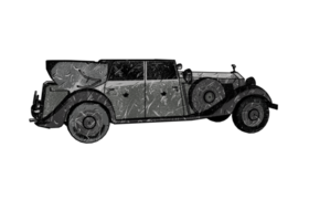 Old style classic car png