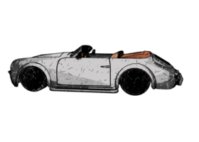 carro clássico estilo grunge png