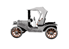 coche de época de estilo clásico png