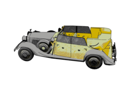 carro clássico de estilo antigo png