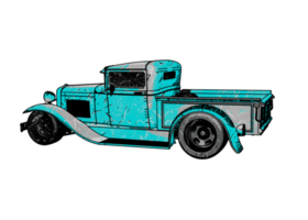 Classic style vintage car png