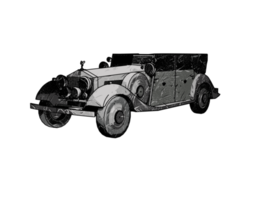 Old style classic car png