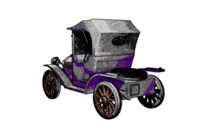 voiture classique de style grunge png