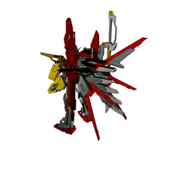 mecha com estilo de combate de ataque png