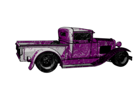 Classic style vintage car png