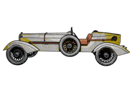 voiture classique de style ancien png