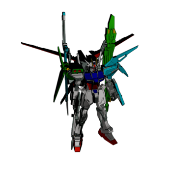 mecha com estilo de combate de ataque png