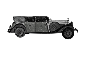 Old style classic car png