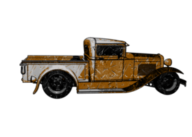 Classic style vintage car png