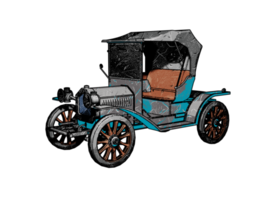 Classic style vintage car png