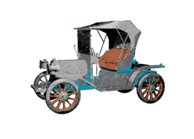 Classic style vintage car png