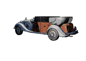 Classic style vintage car png