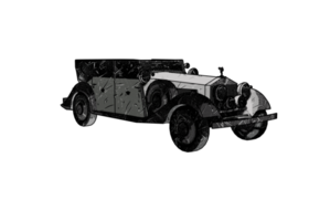 voiture classique de style ancien png