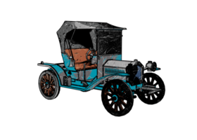 Classic style vintage car png