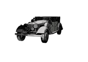 Old style classic car png