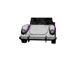 Classic style vintage car png