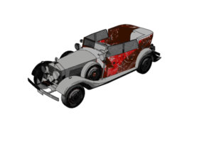 voiture classique de style grunge png