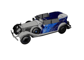 voiture classique de style ancien png